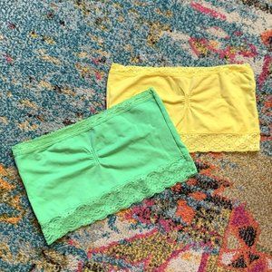 Neon Cropped Bandeau Bras (2/$8 or $5/each)